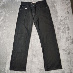 Levis 550 Jeans Womens 18 Reg Black Relaxed Fit Wide Leg Baggy Loose Western‎